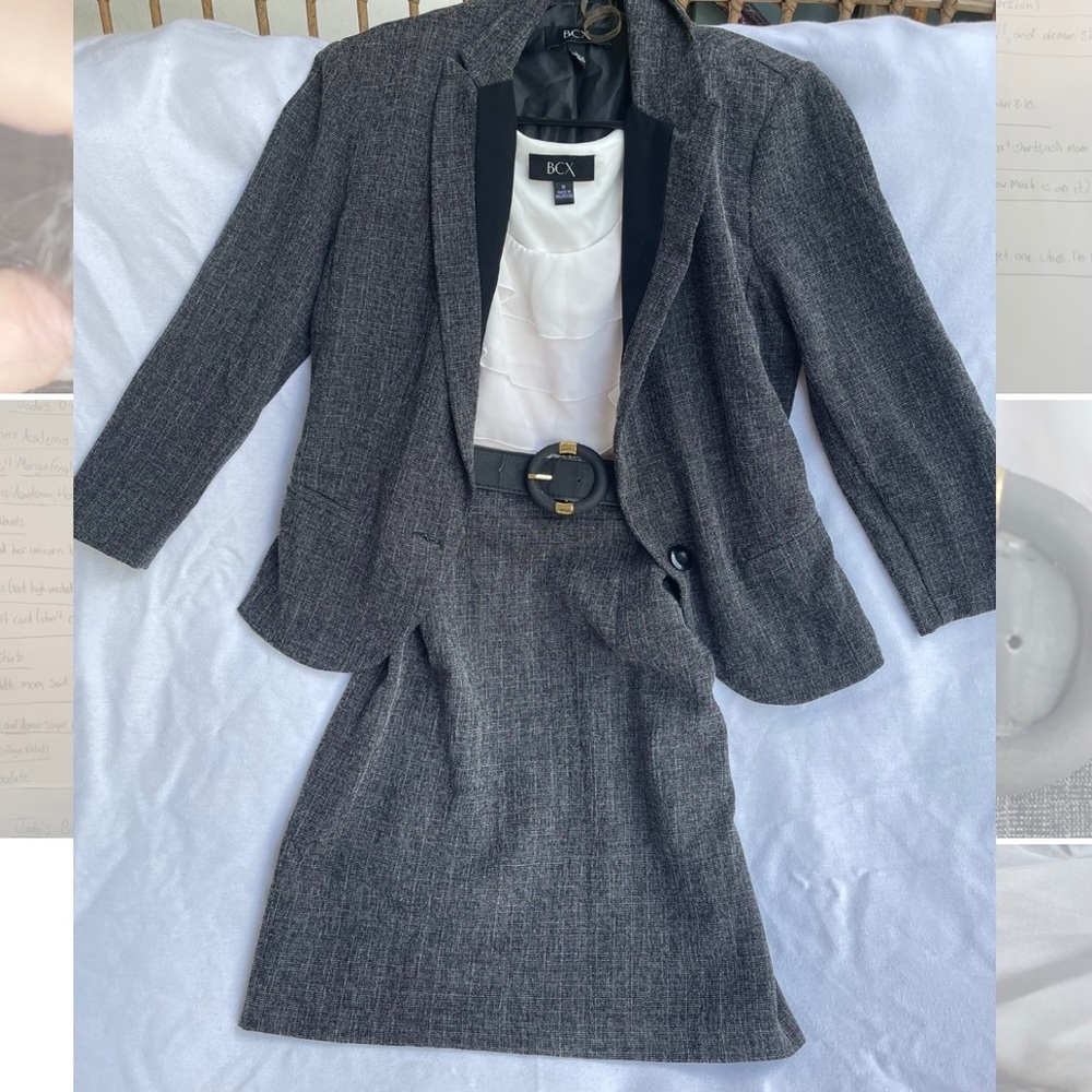 BCX skirt suit